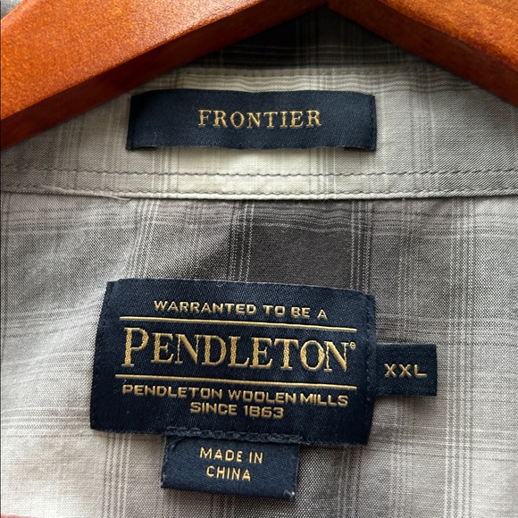 Pendleton Men's Frontier Short Sleeve Plaid Western Shirt Size XXL Snap Button - Picture 2 of 10